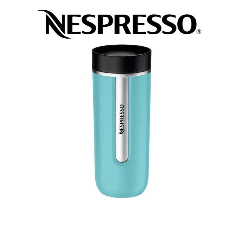  تراول ماگ نسپرسو مدل نومد 500 میلی لیتر رنگ لاجوردی | Nespresso Travel Mug Nomad | ماگ نسپرسو لاجوردی | تراول ماگ نسپرسو 