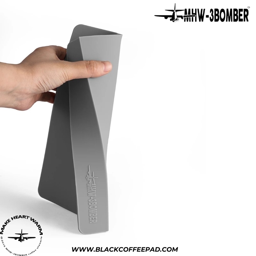  مت سیلیکونی بمبر مناسب اکسسوری قهوه ابعاد 23*14.5 سانتی متر | MHW-3BOMBER Silicone Pad Coffee Tamper Mat 