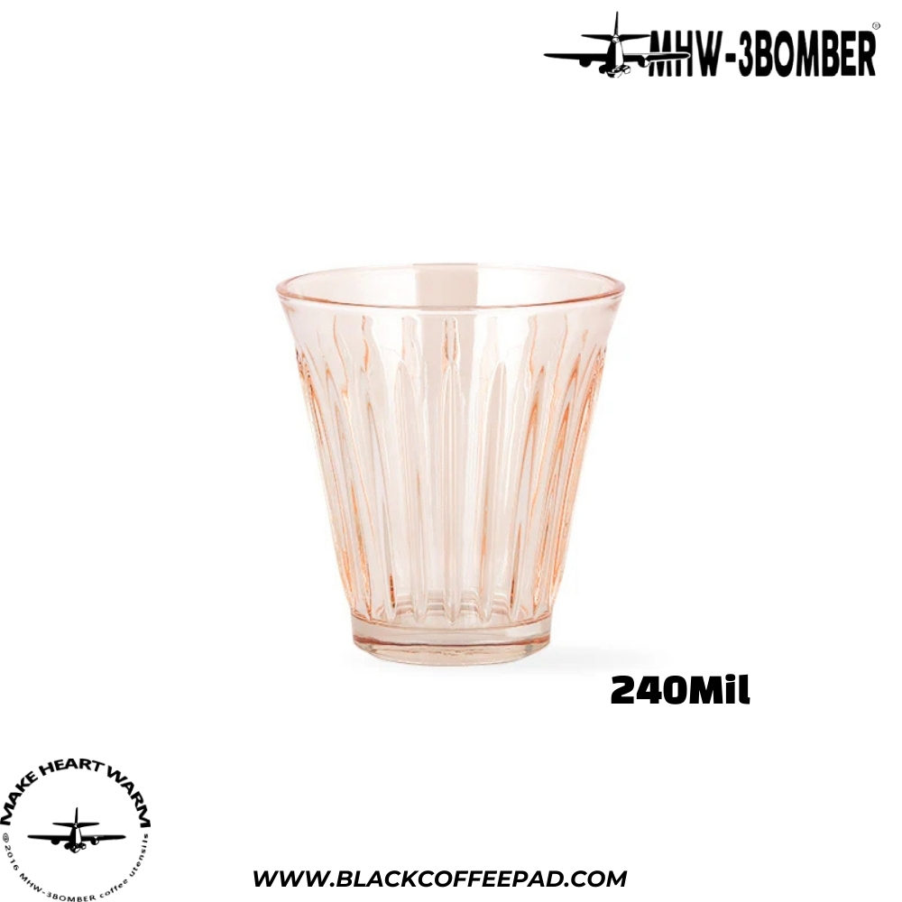  MHW-3BOMBER Wright Cup Glass Vacuum Electroplated Brown | لیوان بمبر 