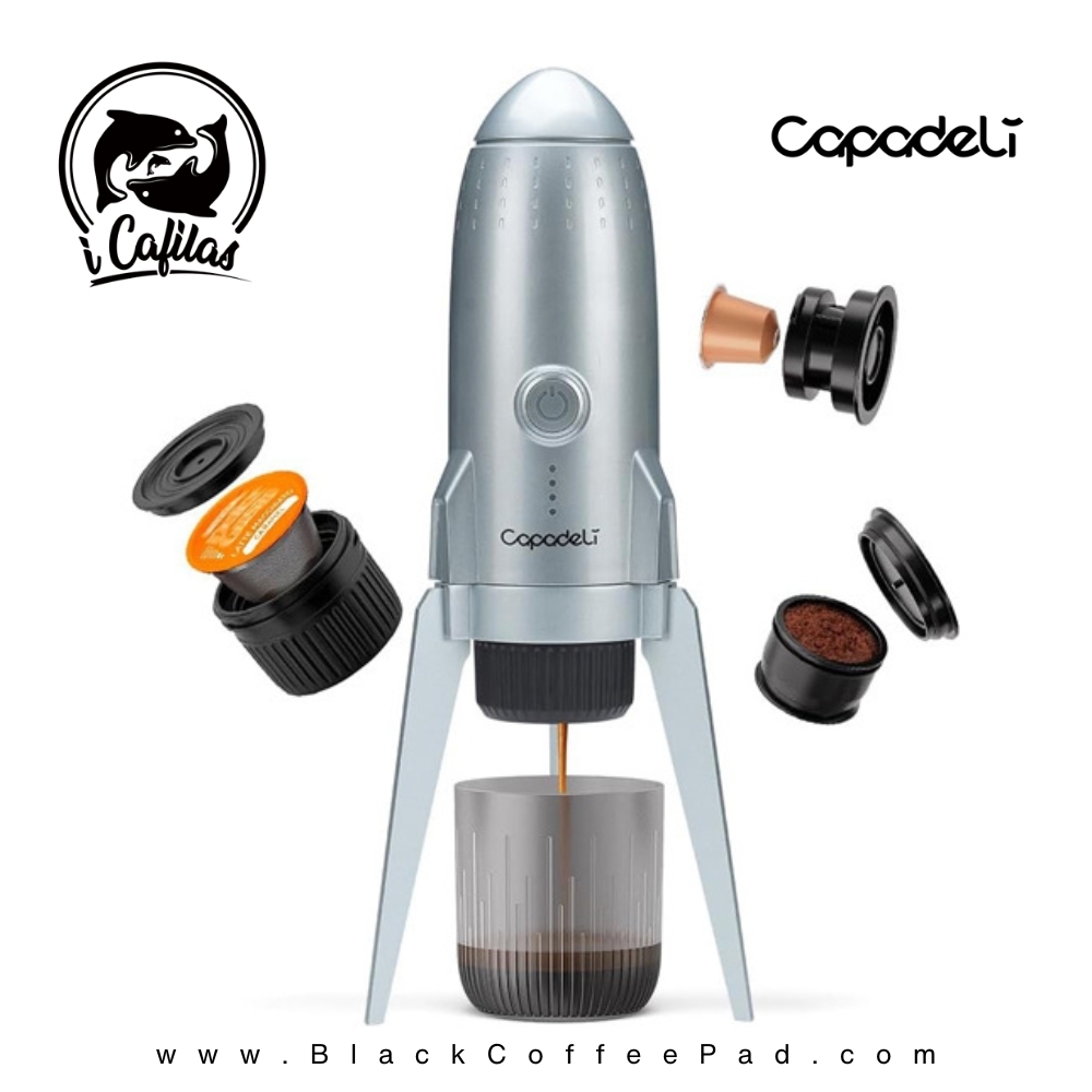  اسپرسوساز شارژی مسافرتی ایکافیلاس 3 کاره | CAPADELI IMPETUS Portable Coffee Maker 