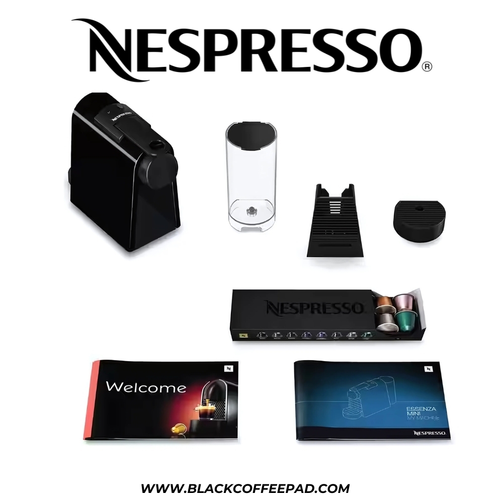 دستگاه اسپرسو ساز نسپرسو مدل اسنزا مینی دلونگی مشکی | Nespresso Essenza Mini EN85.B