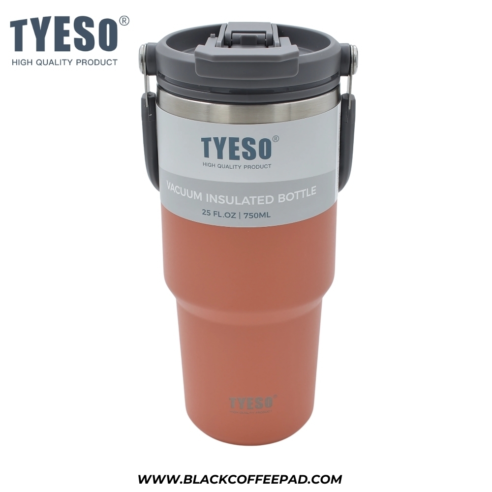  تراول ماگ تایسو مدل 2 حالته دسته دار گنجایش 0.75 لیتر | Tyeso Vaccum Insulted Bottle 0.75 Litr 