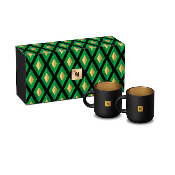  فنجان نسپرسو میلانو لیمیتد ادیشن | Nespresso Milano espresso Cup | فنجان نسپرسو مشکی | فنجان نسپرسو کیارا فرانی 