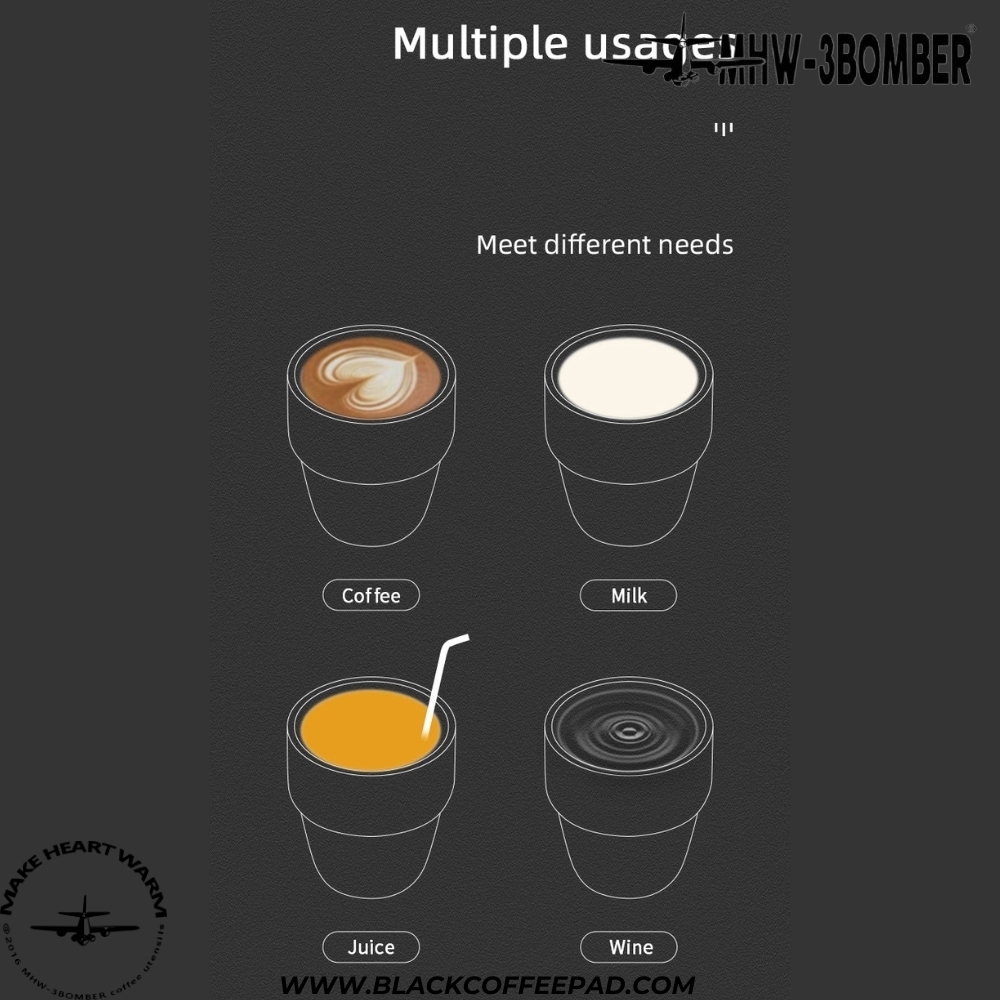  فنجان دوجداره فلزی بمبر گنجایش 0.3 لیتر | MHW-3BOMBER Double-layer Cup 300ml 