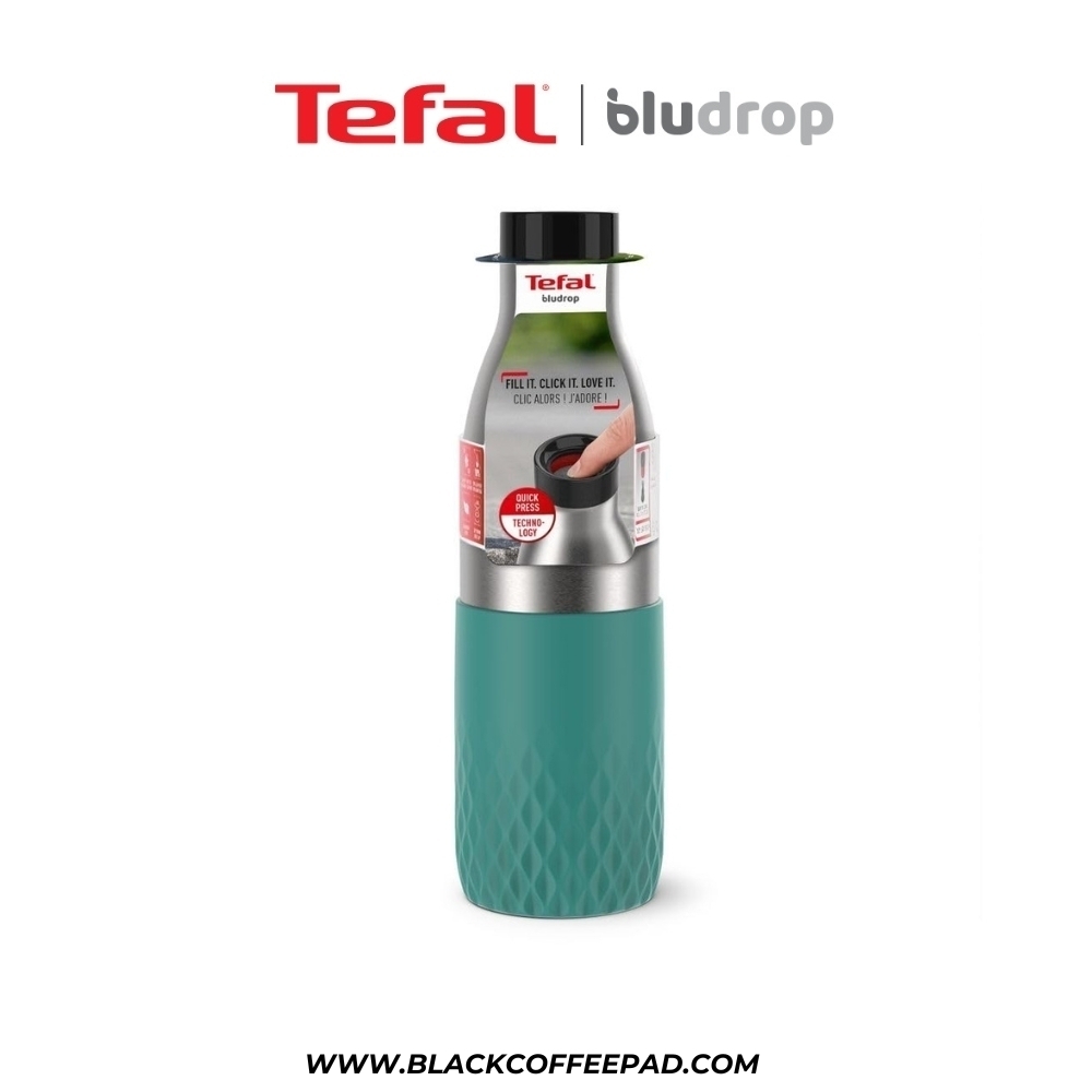  تراول ماگ تفال مدل بلودراپ گنجایش 0.5 لیتر | TEFAL Bludrop Bottle, 0.5 Litre, Blue N3110710 