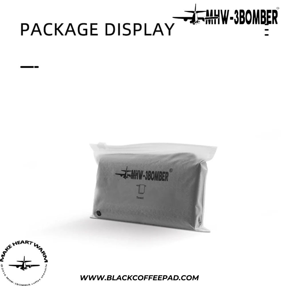  دستمال باریستا بمبر مدل هنگل فلزی 25x35 سانتی متر | MHW-3BOMBER Coffee Cleaning Towel 