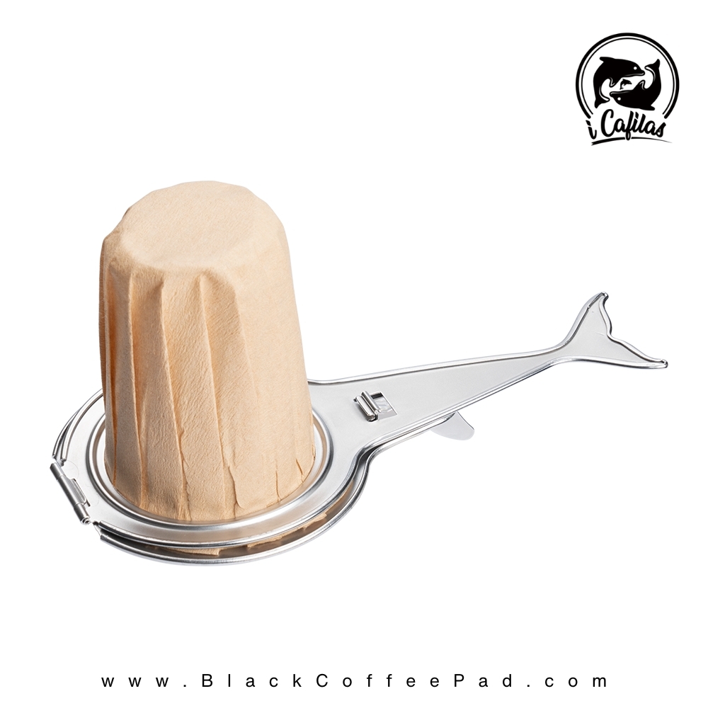  دریپر کاغذی آیکافیلاس پایه فلزی و فیلتر کاغذی مدل HLB15 بسته 40 عددی | HLB15 Simplest Paper Dripper Mini iCafilas 