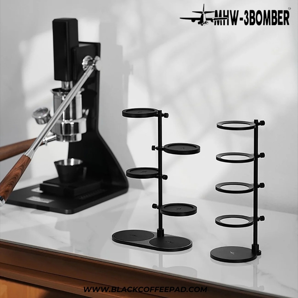 استند نگهدارنده ی بسکت پرتافیلتر و اکسسوری قهوه مدل 5 طبقه مگنتی | MHW-3BOMBER Magnetic Storage Stand