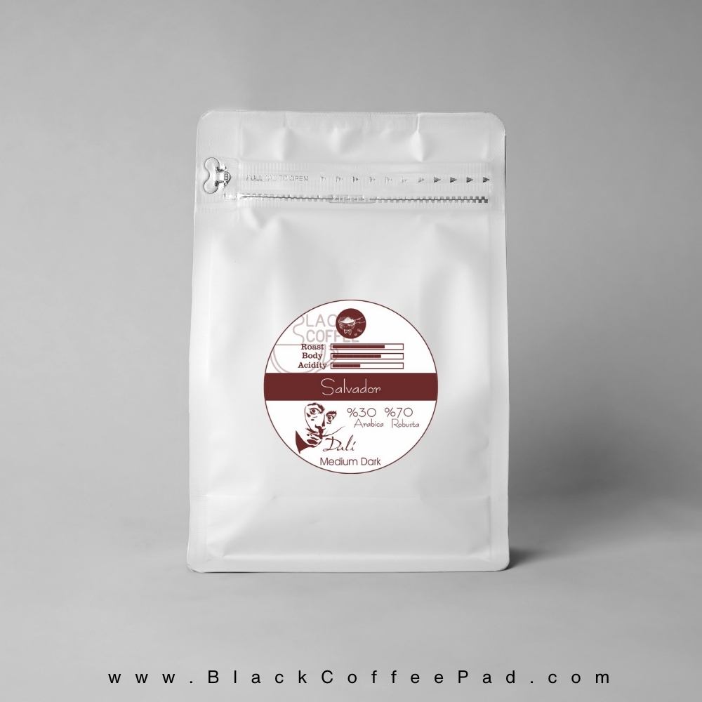  دانه قهوه سالوادور 70% روبوستا | Salvador coffee beans 