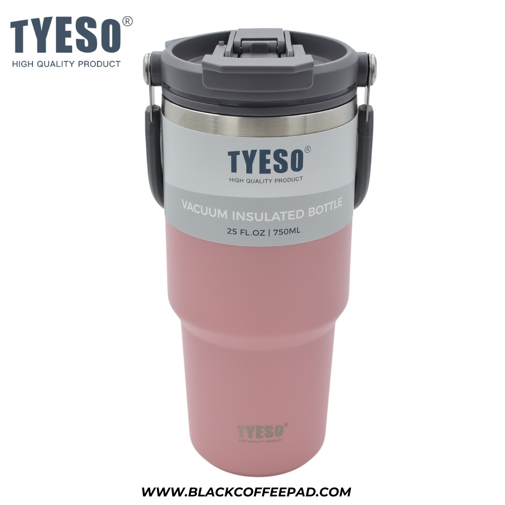  تراول ماگ تایسو مدل 2 حالته دسته دار گنجایش 0.75 لیتر | Tyeso Vaccum Insulted Bottle 0.75 Litr 
