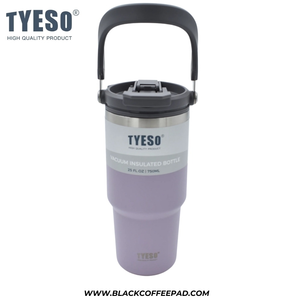  تراول ماگ تایسو مدل 2 حالته دسته دار گنجایش 0.75 لیتر | Tyeso Vaccum Insulted Bottle 0.75 Litr 