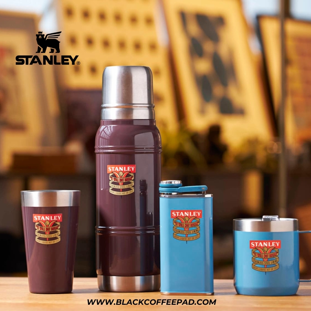  فلاسک استنلی لیمیتد ادیشن110 سالگی 1 لیتری زرشکی | Stanley Milestones Thermal Bottle 1 L 