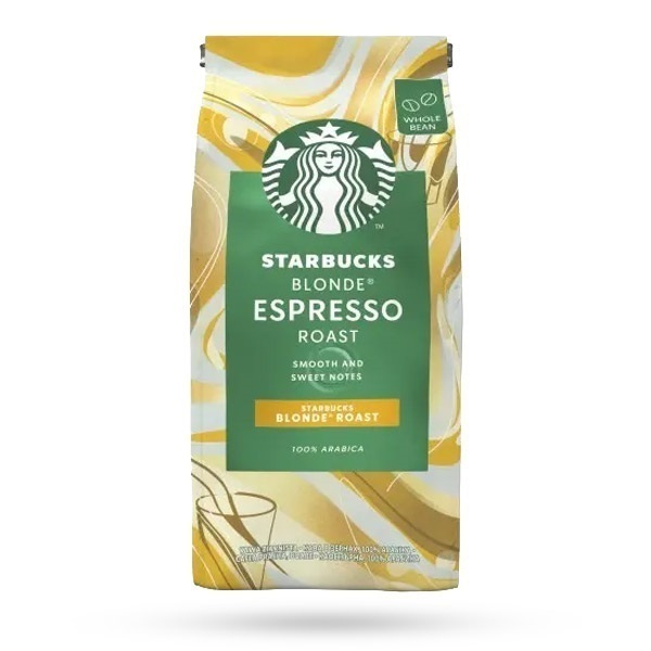  دانه قهوه استارباکس مدل بلوند اسپرسو رست وزن 200 گرم (سوئیس) | Starucks Blonde Espresso Roast Coffee Beans 