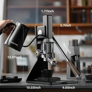 ست اسپرسوساز بمبر مدل اهرمی S7 سونیک | Lever Manual Espresso Machine Sonic S7 cm801