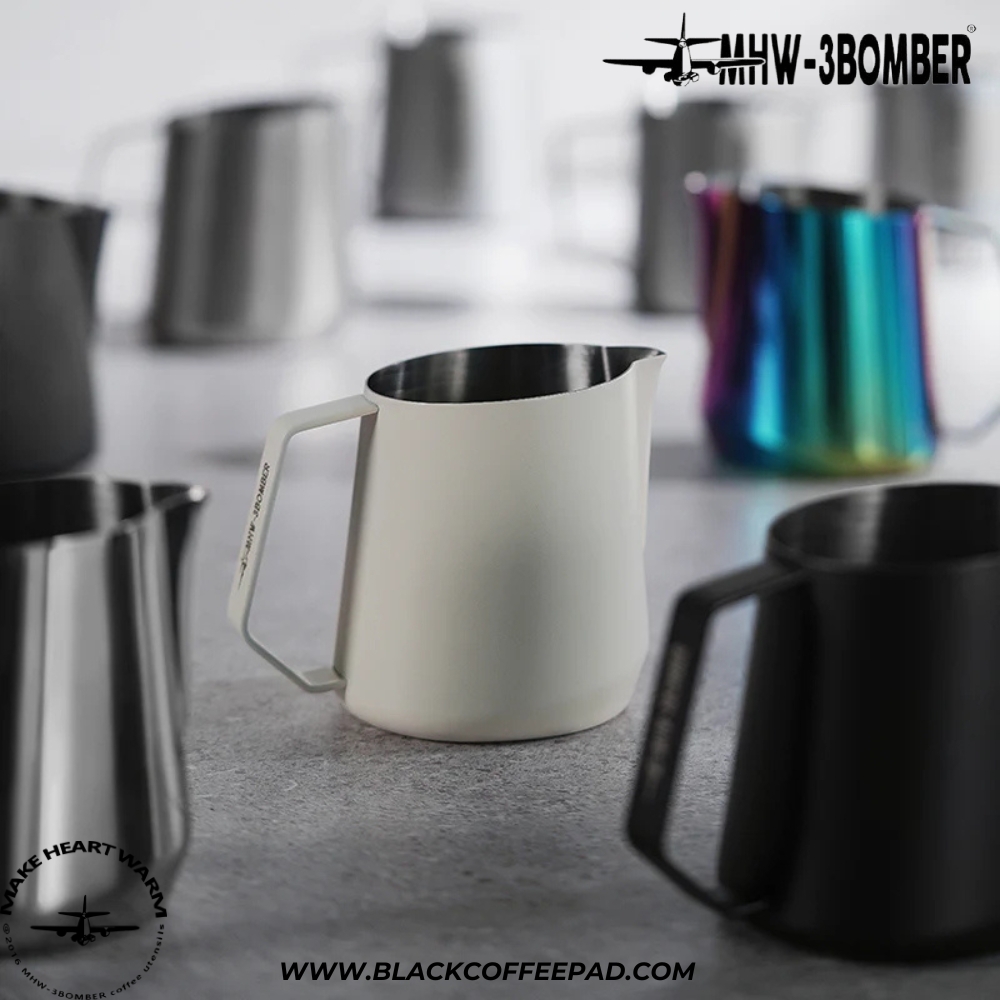  پیچر بمبر مدل GT سیلور اسپات گنجایش 600 میلی لیتر | MHW-3BOMBER GT Milk Pitcher Silver Spot 600ml 