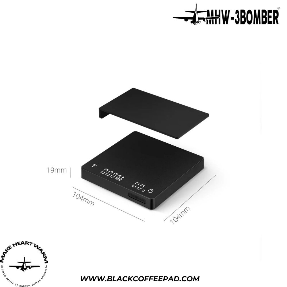  ترازوی دیجیتال قهوه بمبر مدل کیوب 0.2 | MHW-3BOMBER Cube Coffee Scale 2.0  