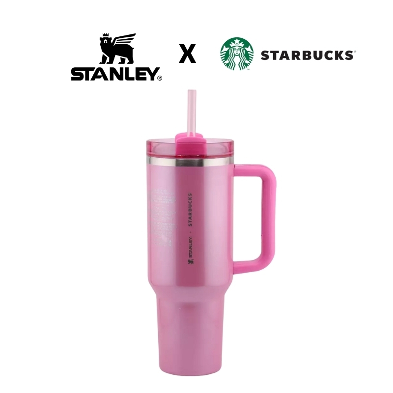  ماگ سفری استنلی مدل Quencher H2.0 FlowState Tumbler X Starbucks Limited edition گنجایش 1.18 لیتر 