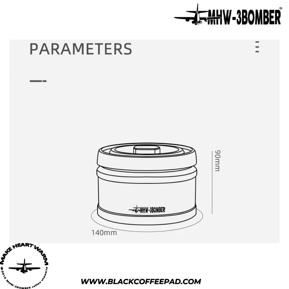  بانکه ام اچ دبلیو تری بمبر مدل وکیوم گنجایش 750 میلی لیتر | MHW-3BOMBER Coffee Manual Vacuum Storage Canister 