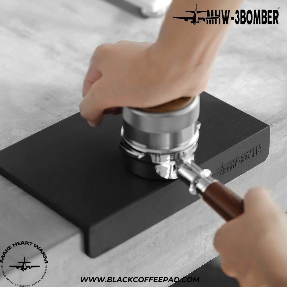  مت سیلیکونی بمبر مناسب اکسسوری قهوه ابعاد 23*14.5 سانتی متر | MHW-3BOMBER Silicone Pad Coffee Tamper Mat 