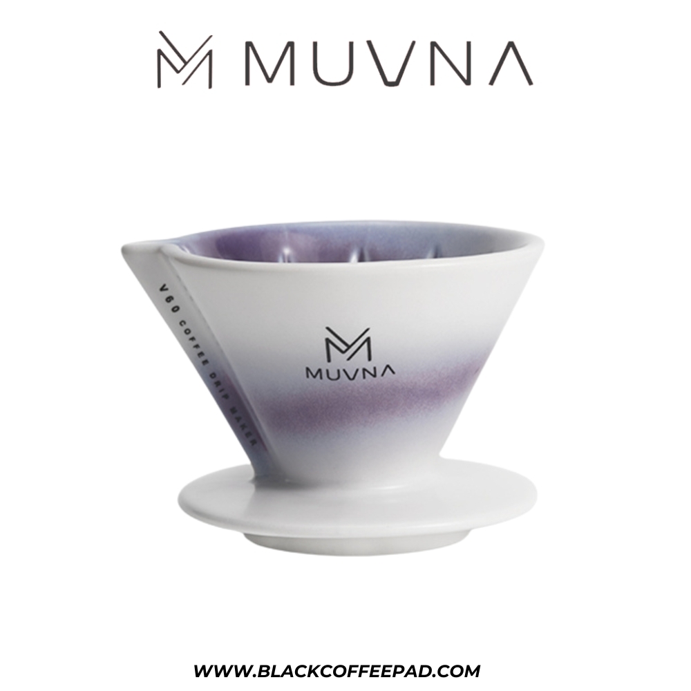  قهوه‌ساز v60 موونا مدل ژینگ چوان سرامیکی صورتی | MUVNA XingChuan pink ceramic v60 filter cup 