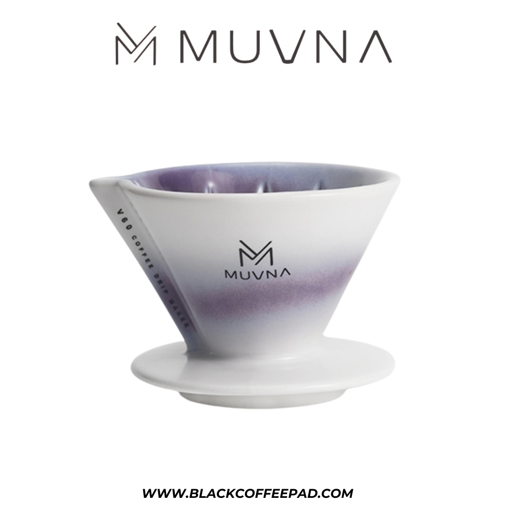  قهوه‌ساز v60 موونا مدل ژینگ چوان سرامیکی صورتی | MUVNA XingChuan pink ceramic v60 filter cup 