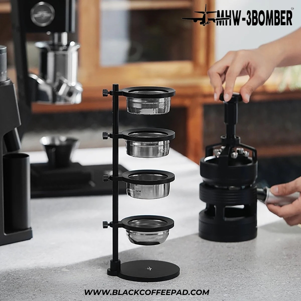  استند نگهدارنده ی بسکت پرتافیلتر و اکسسوری قهوه مدل 5 طبقه مگنتی | MHW-3BOMBER Magnetic Storage Stand 
