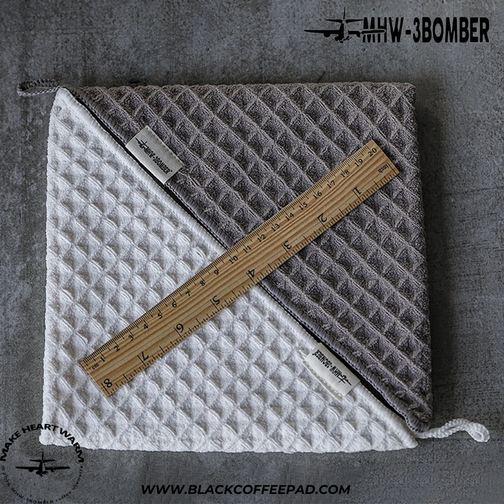  دستمال باریستا بمبر مدل وافل بار 30x30 و 30x70 سانتی متر | MHW-3BOMBER Waffle Bar Towel 