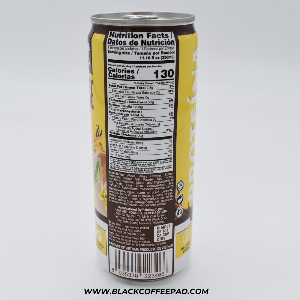  شیک پروتئین وینات با طعم وانیل (۳۳۰ میل) | Vinut Agitar Vanilla 330ml 