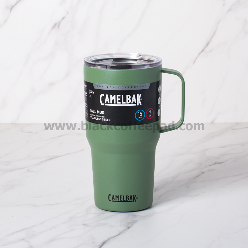  لیوان دوجداره کمل بک دسته دار گنجایش 0.7 لیتر | Camelbak TALL MUG 0.7l | لیوان Camelbak | ماگ کمل بک سبز 