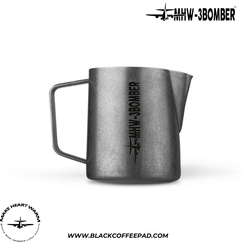  شیرجوش ام اچ دبلیو تری بمبر مدل پیچر ورژن 5 کد سیلور اسپات | MHW-3BOMBER Latte Art Pitcher 5.0 Silver Spot 