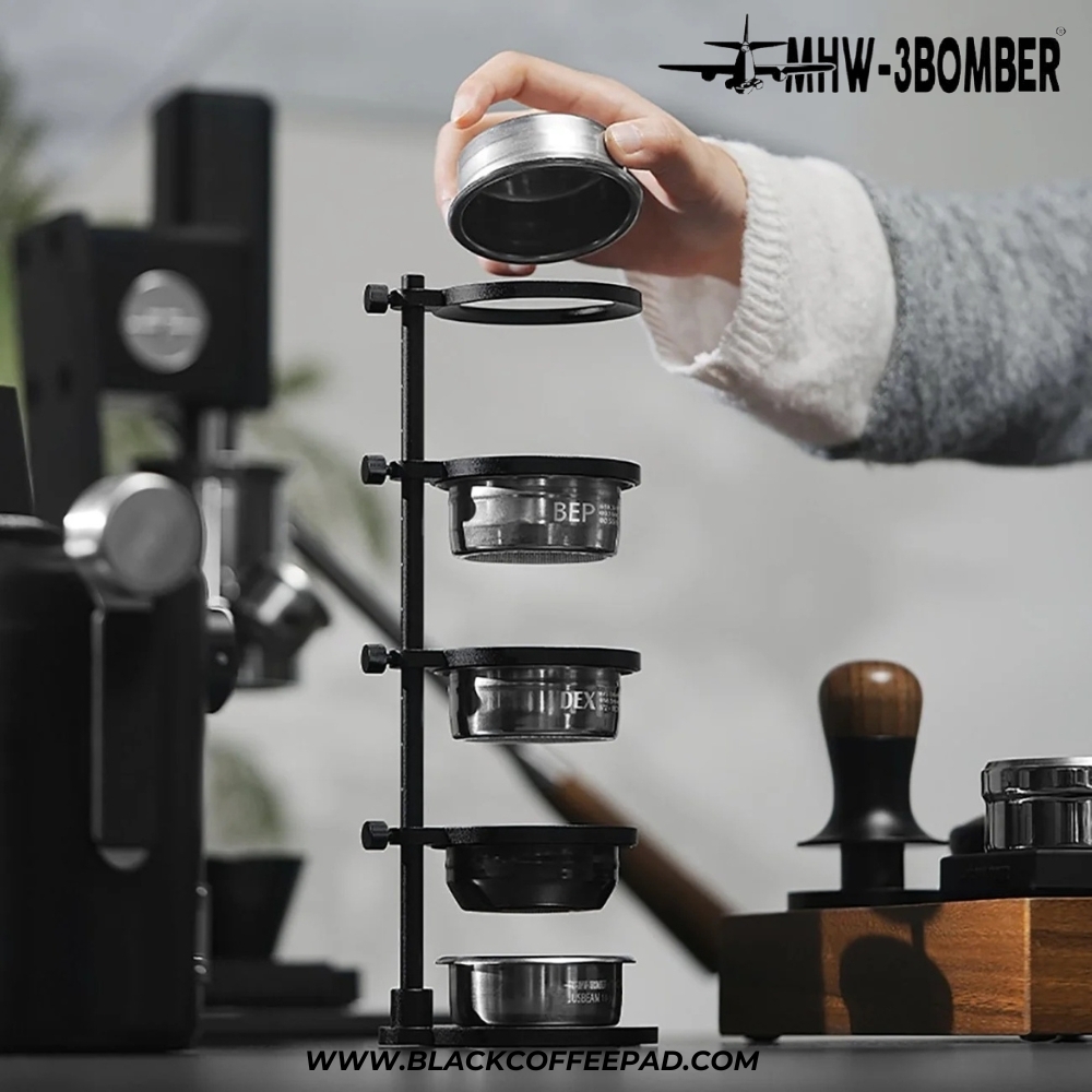  استند نگهدارنده ی بسکت پرتافیلتر و اکسسوری قهوه مدل 5 طبقه مگنتی | MHW-3BOMBER Magnetic Storage Stand 