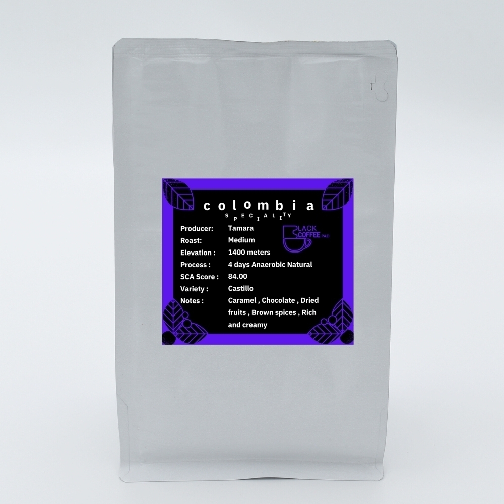  دانه قهوه اسپشالتی کلمبیا تامارا 100 گرم | Colombia Tamara Specialty Coffee Bean 