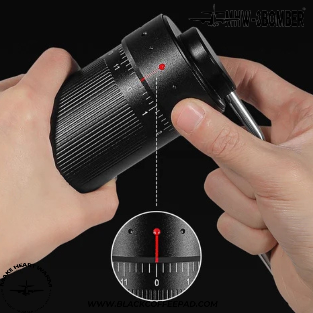  آسیاب قهوه دستی بمبر مدل Blade R3 رنگ مشکی | MHW-3BOMBER Blade R3 Manual Coffee Grinder 