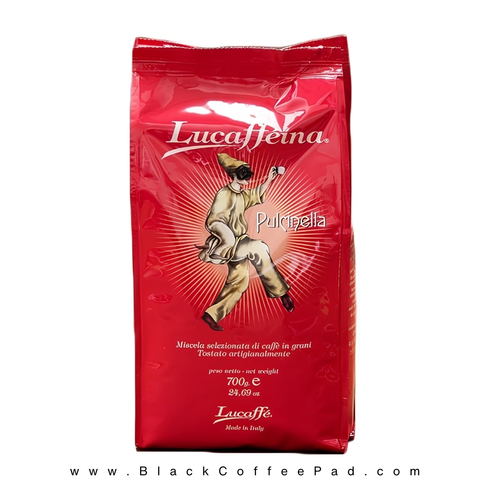  دانه قهوه لوکافه مدل جوکر 700 گرم | Lucaffe pulcinella 