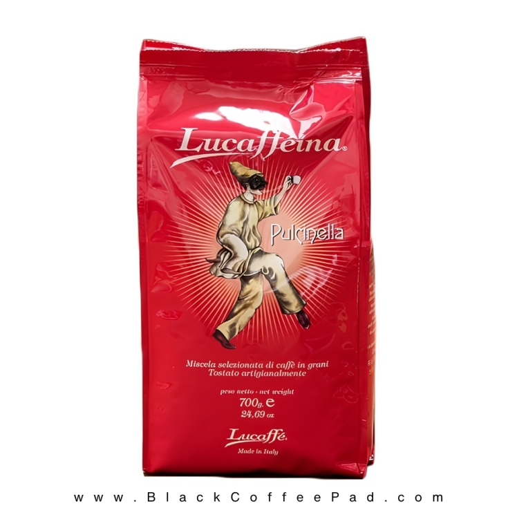 دانه قهوه لوکافه مدل جوکر 700 گرم | Lucaffe pulcinella 