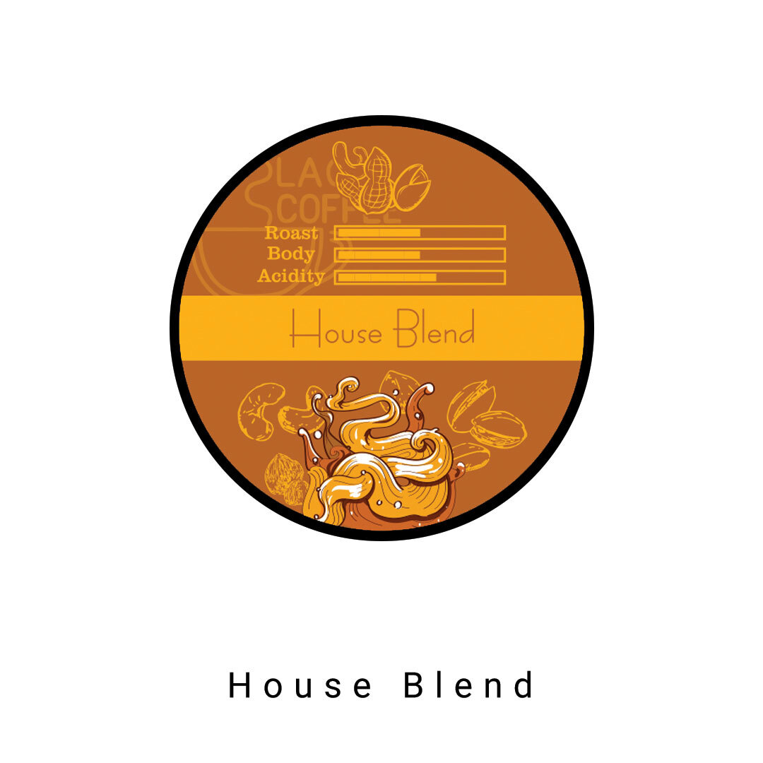 دانه قهوه هاوس بلند - 1کیلو گرم house blend | بلک کافی | دانه قهوه 