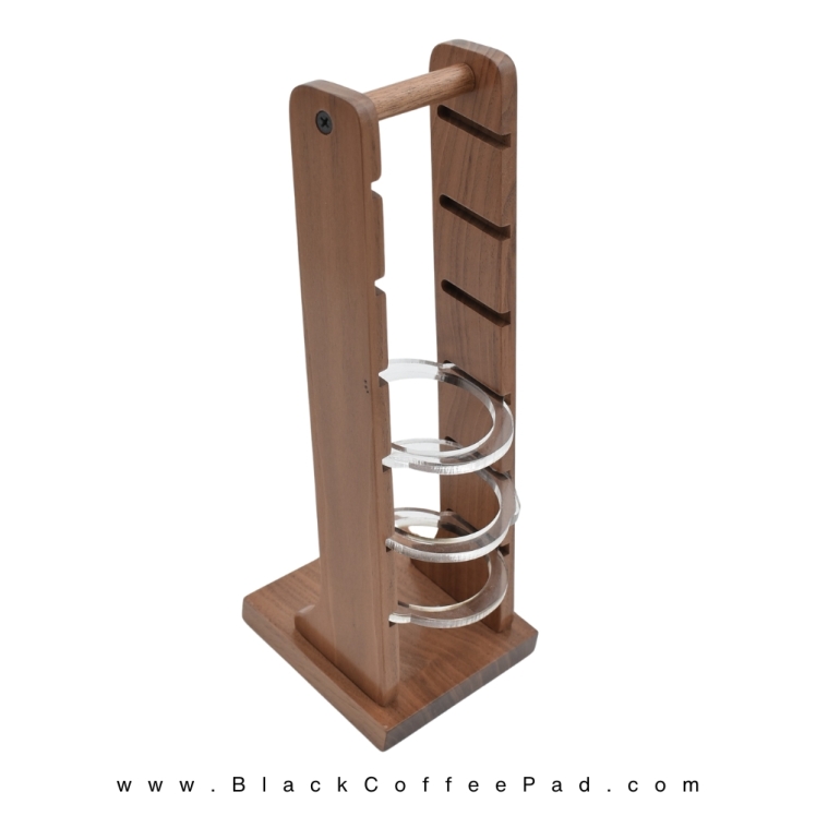 استند چوبی بسکت قهوه 6 عددی 