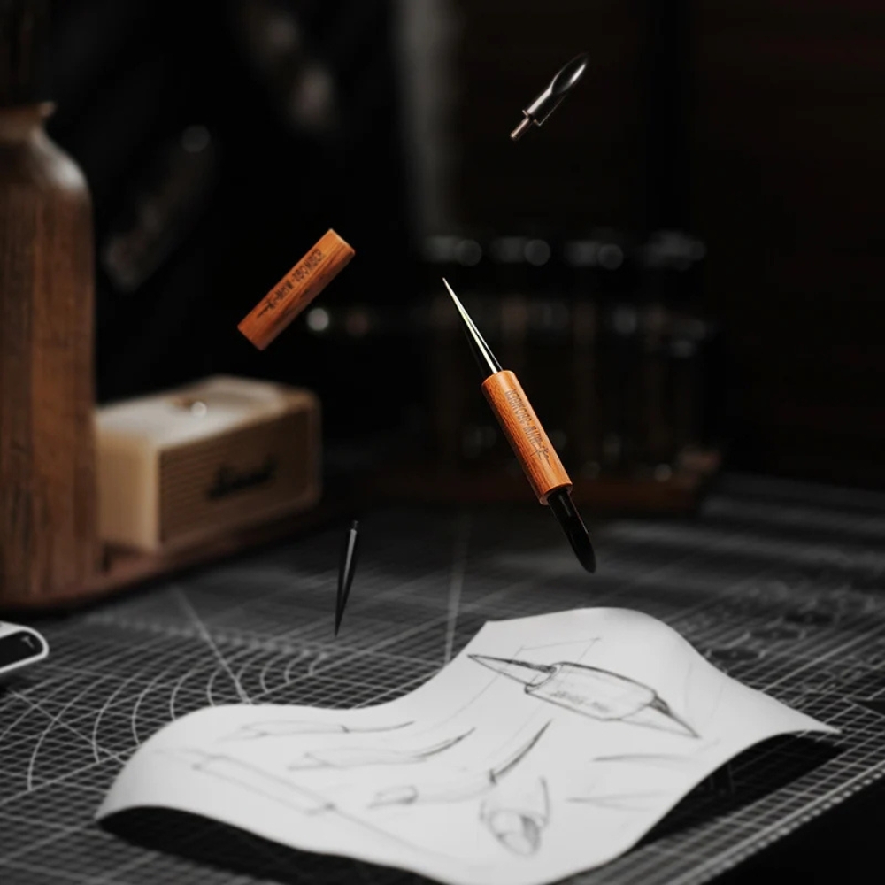 قلم لته آرت بمبر | MHW-3BOMBER Coffee Latte Art Needles Pen