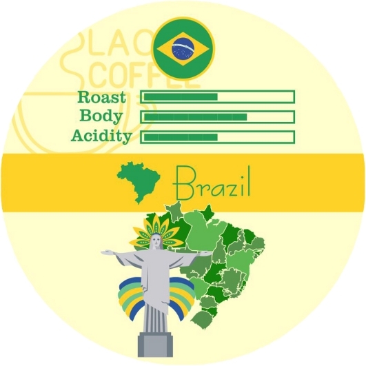  دانه قهوه برزیل سانتوس 100% عربیکا | Brazil Santos coffee beans | دانه قهوه برزیل | دانه قهوه سانتوس | بلک کافی 