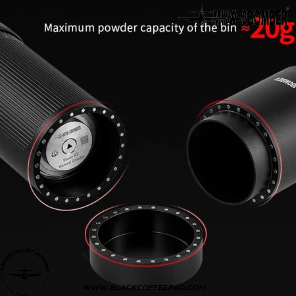 آسیاب قهوه دستی بمبر مدل Blade R3 رنگ مشکی | MHW-3BOMBER Blade R3 Manual Coffee Grinder