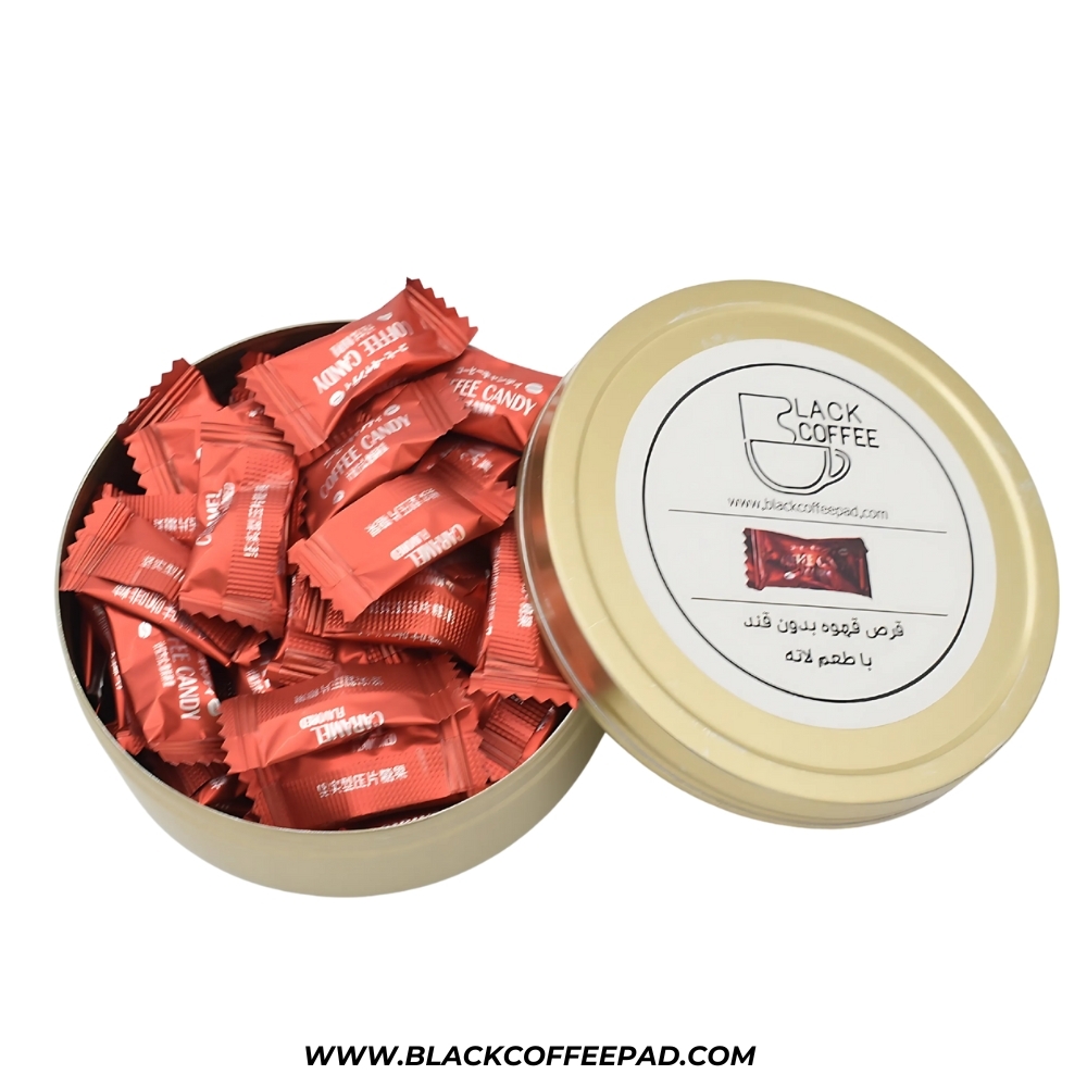  آب نبات قهوه با طعم اسپرسو Coffee Candy | خرید آب نبات قهوه | قرص قهوه آیس لته 