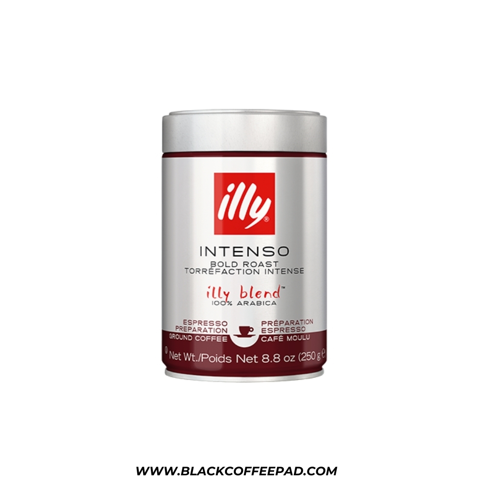  دانه قهوه ایلی اینتنسو مدل دارک رست 250 گرمی | illy Intenso Bold Roast Coffee Bean 250g 