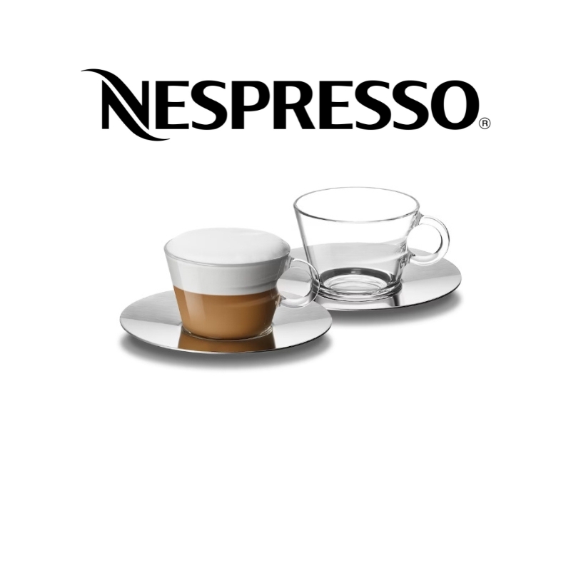  فنجان و نعلکبی نسپرسو مدل ویو کالکشن کاپوچینو | Nespresso VIEW Cappuccino Cups | فنجان نسپرسو ویو 