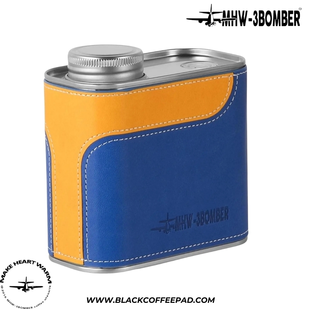  بانکه قهوه فلزی بمبر با روکش چرم | Metal Sealed Container c5496 