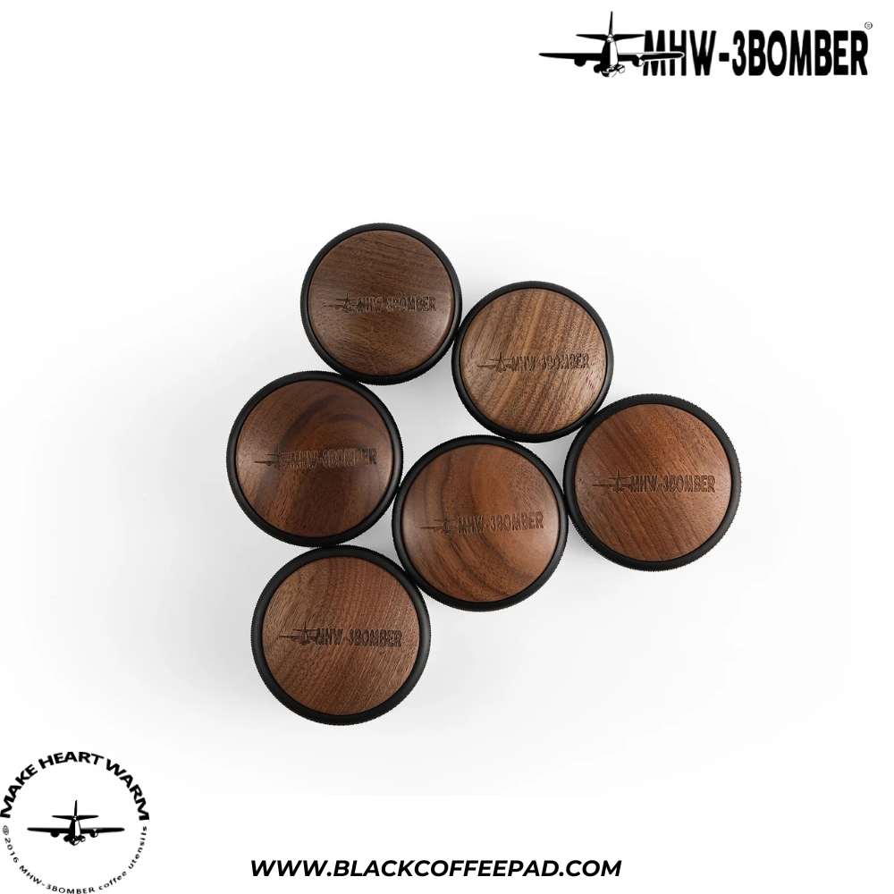  لولر سر چوبی بمبر ورژن CD 4 پره 51 و 53 میلی متر | MHW-3BOMBER CD Series Wood Lid Edition Coffee Distributor 