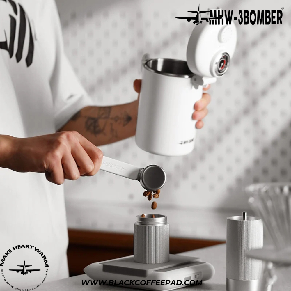 بانکه وکیوم دانه قهوه استیل بمبر | MHW-3BOMBER Coffee Gambo Sealed Canister