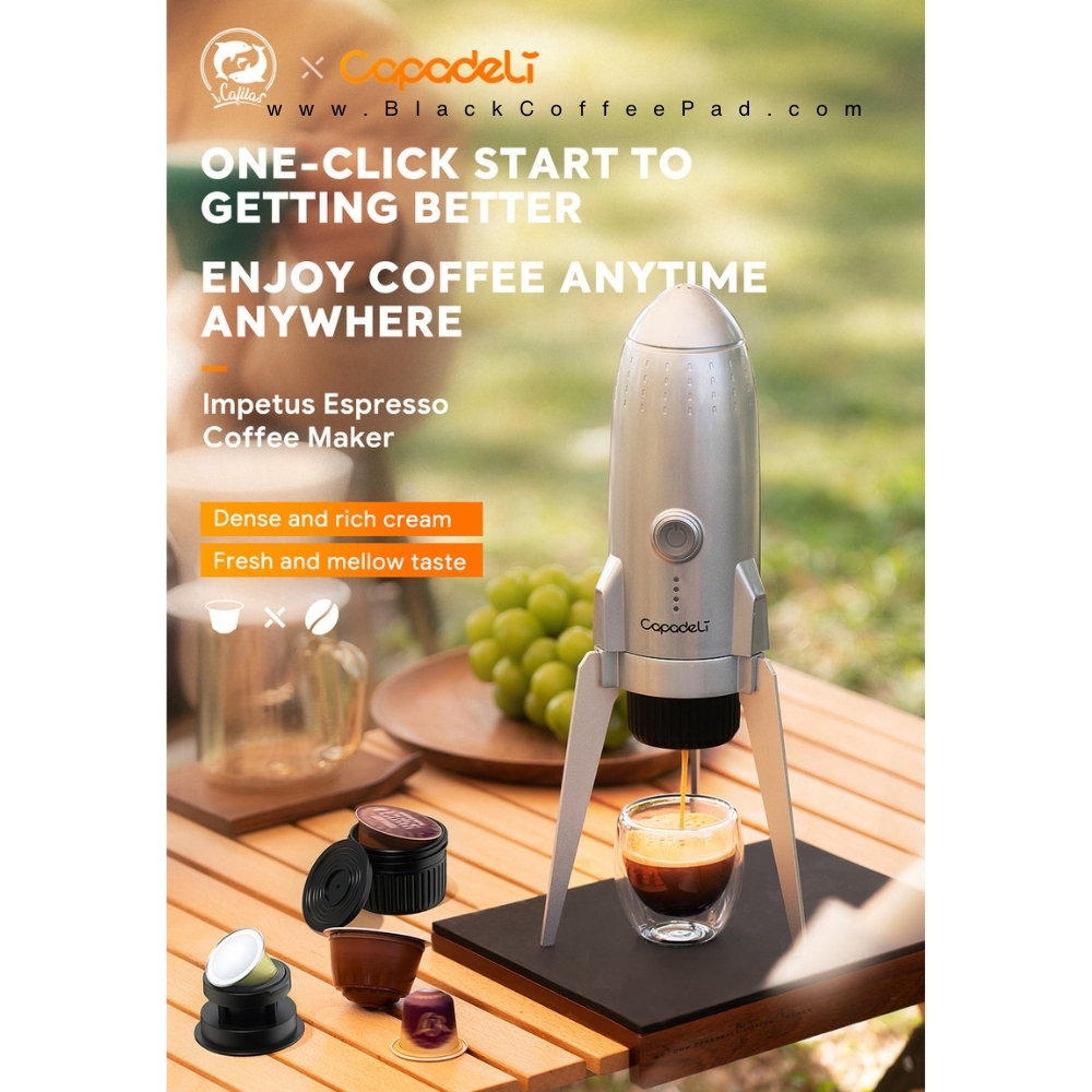  اسپرسوساز شارژی مسافرتی ایکافیلاس 3 کاره | CAPADELI IMPETUS Portable Coffee Maker 