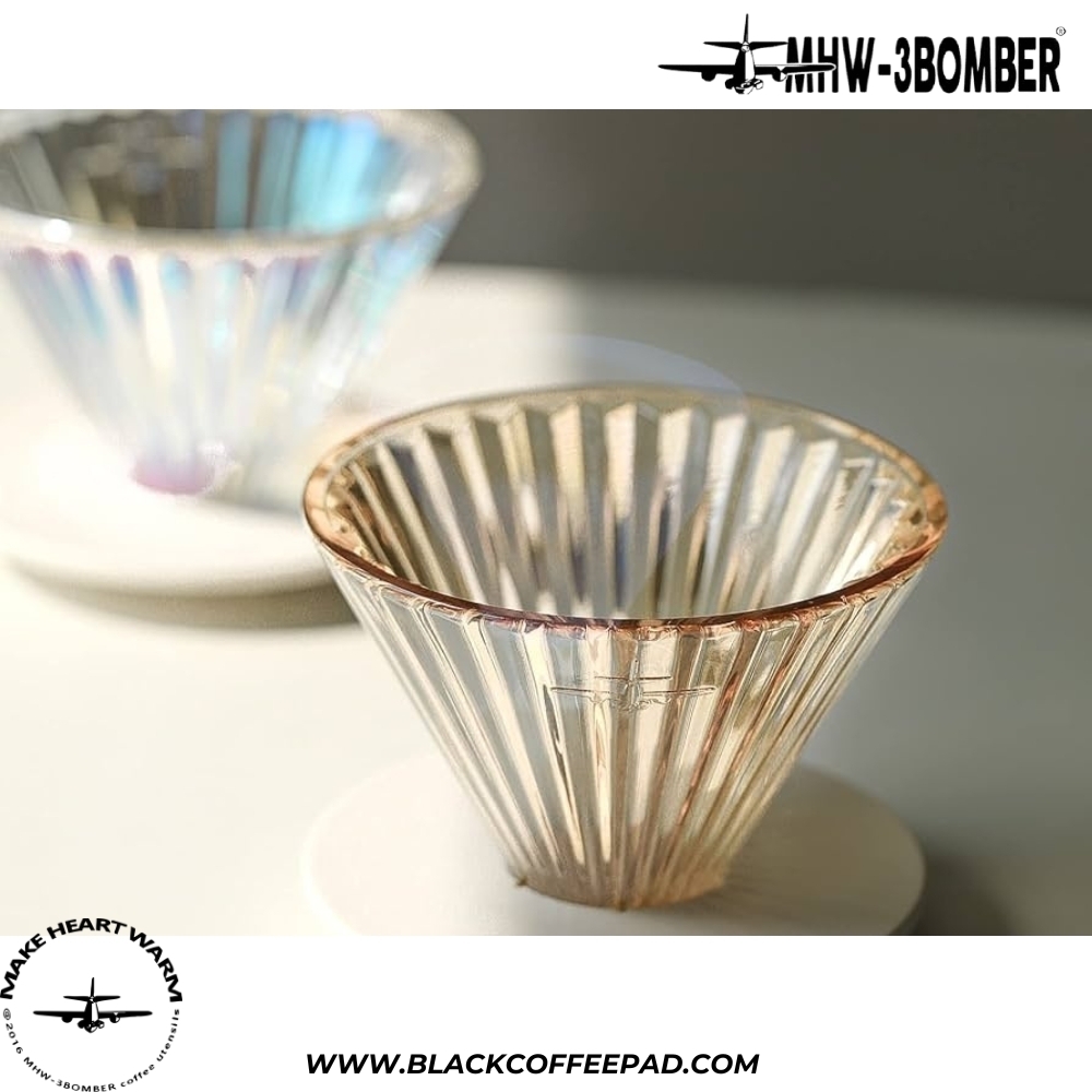 دریپر بمبر مدل وی 60 کد 01 | MHW-3BOMBER - Elf Glass Coffee Dripper V60 - V01 Coffee Dripper 