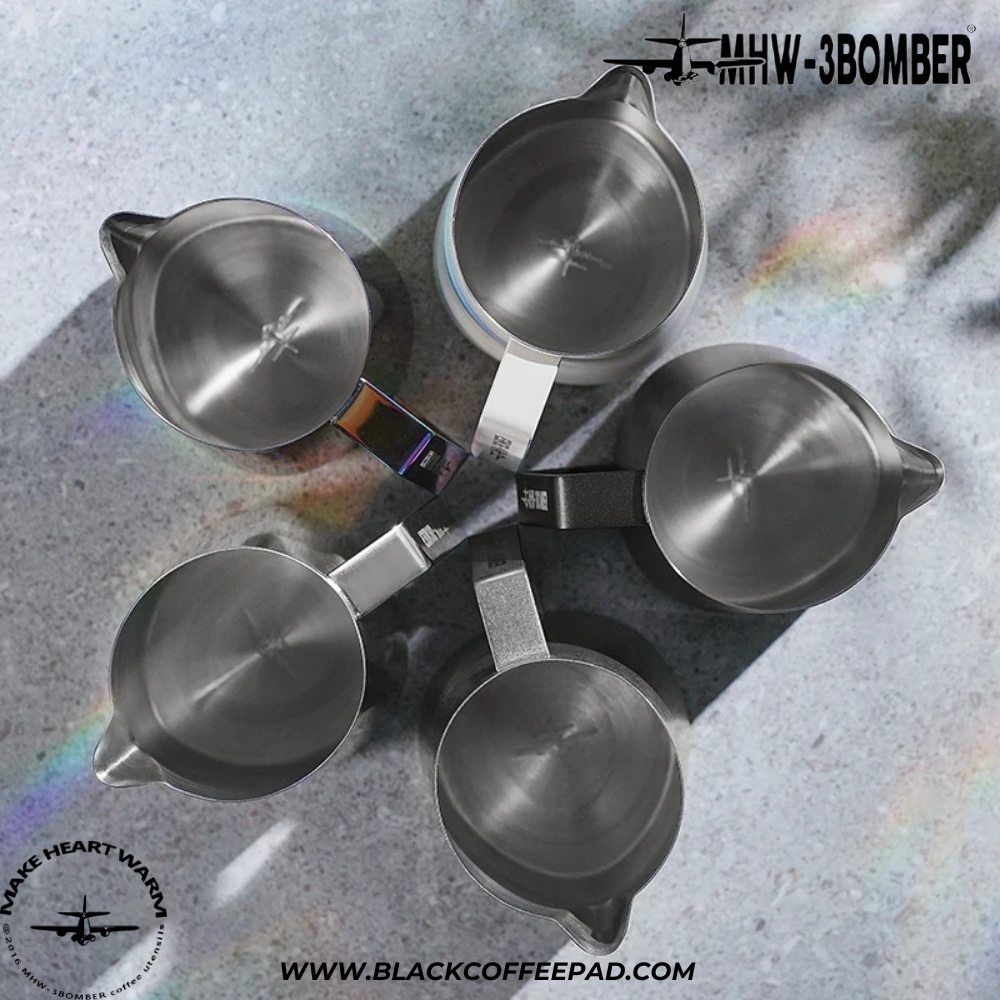  پیچر بمبر مدل GT سیلور اسپات گنجایش 600 میلی لیتر | MHW-3BOMBER GT Milk Pitcher Silver Spot 600ml 