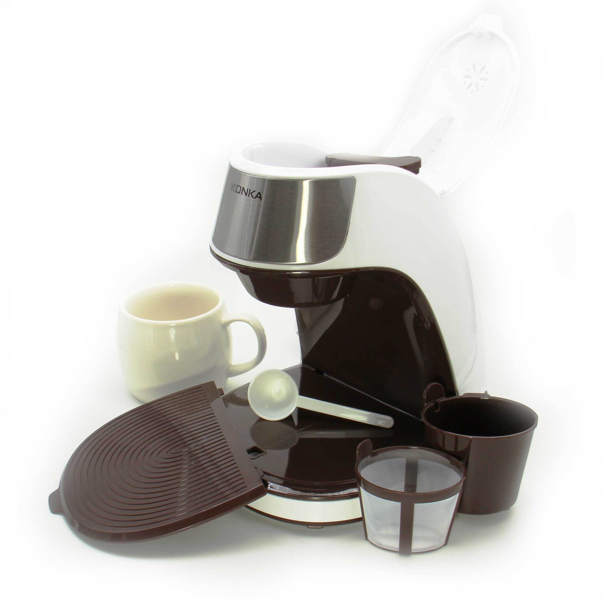  دستگاه قهوه ساز konka + به همراه ماگ | بلک کافی | فروشگاه قهوه و دستگاه قهوه | دستگاه قهوه ساز کوچک | قهوه ساز خانگی 